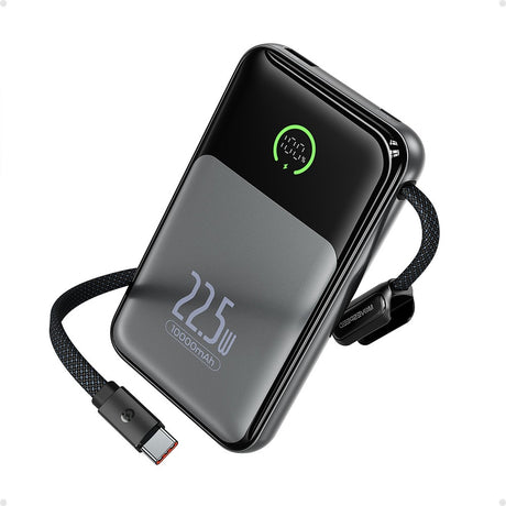 Movespeed MSP19 Pro Dijital LED Göstergeli Type-C Kablolu Powerbank 22.5W 10.000mAh