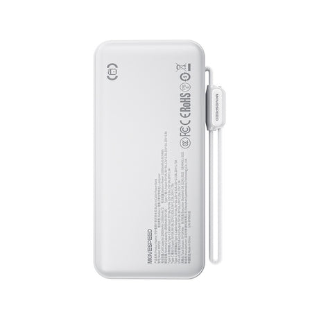 Movespeed MSP20 Dijital LED Göstergeli Type-C Kablolu Powerbank 35W 20.000mAh