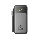 Movespeed MSP20 Dijital LED Göstergeli Type-C Kablolu Powerbank 35W 20.000mAh