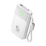 Movespeed MSP20 Pro Dijital LED Göstergeli Type-C Kablolu Powerbank 45W 20.000mAh