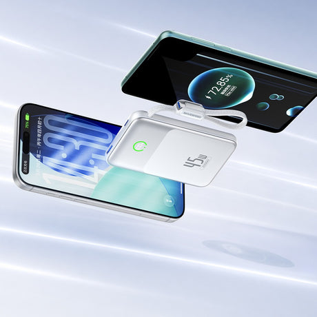 Movespeed MSP20 Pro Dijital LED Göstergeli Type-C Kablolu Powerbank 45W 20.000mAh