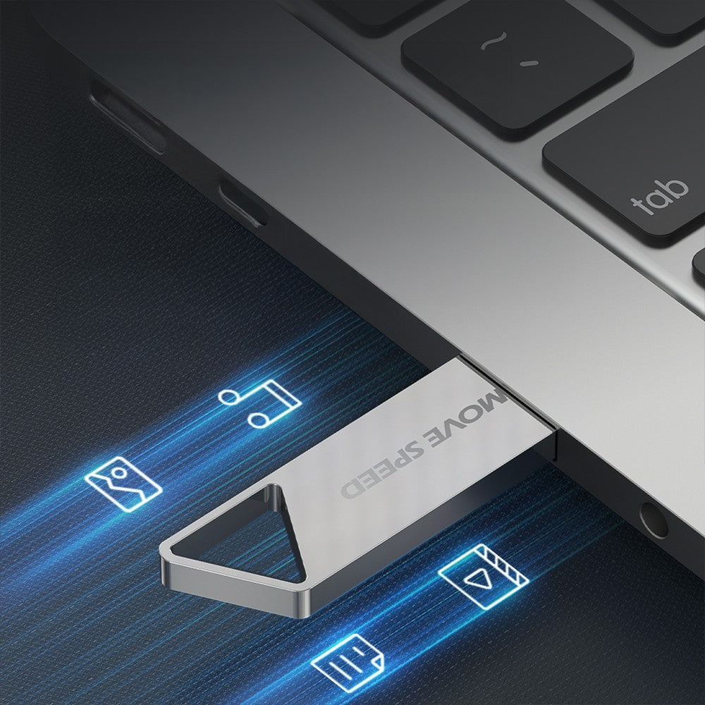 Movespeed TSJ64G Yüksek Hızlı Metal Flash Bellek USB 3.1 64GB