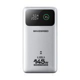 Movespeed YSPBM25 Pro Hızlı Şarj Özellikli Dijital LED Göstergeli Powerbank PD 145W 25.000mAh