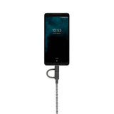 Native Union Belt Serisi 3in1 USB-A to Type-C - Lightning - Micro Şarj Kablosu 2M