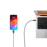 Native Union Belt Serisi Duo Pro Type-C to Type-C - Lightning Şarj Kablosu 240W 2.4M