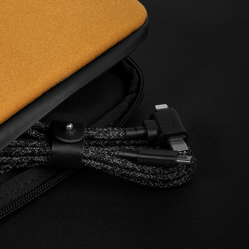 Native Union Belt Serisi Duo Type-C to Type-C - Lightning Şarj Kablosu 60W 1.5M