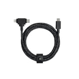 Native Union Belt Serisi Duo Type-C to Type-C - Lightning Şarj Kablosu 60W 1.5M