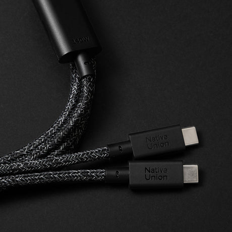 Native Union Belt Serisi PD 2in1 Type-C To Type-C Hızlı Şarj Özellikli Şarj ve Data Kablosu 140W 2M