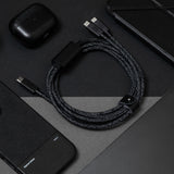 Native Union Belt Serisi PD 2in1 Type-C To Type-C Hızlı Şarj Özellikli Şarj ve Data Kablosu 140W 2M