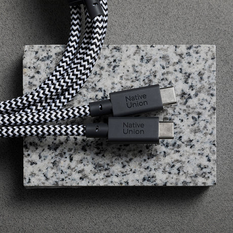 Native Union Belt Serisi PD 2in1 Type-C To Type-C Hızlı Şarj Özellikli Şarj ve Data Kablosu 140W 2M