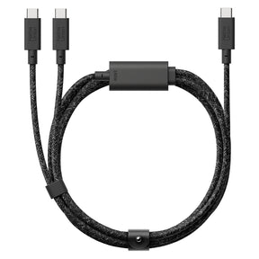 Native Union Belt Serisi PD 2in1 Type-C To Type-C Hızlı Şarj Özellikli Şarj ve Data Kablosu 140W 2M