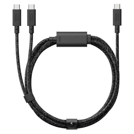 Native Union Belt Serisi PD 2in1 Type-C To Type-C Hızlı Şarj Özellikli Şarj ve Data Kablosu 140W 2M