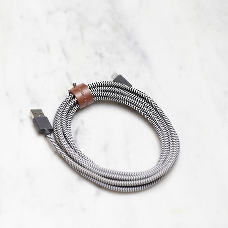 Native Union Belt Serisi USB-A to Lightning Şarj Kablosu 3M