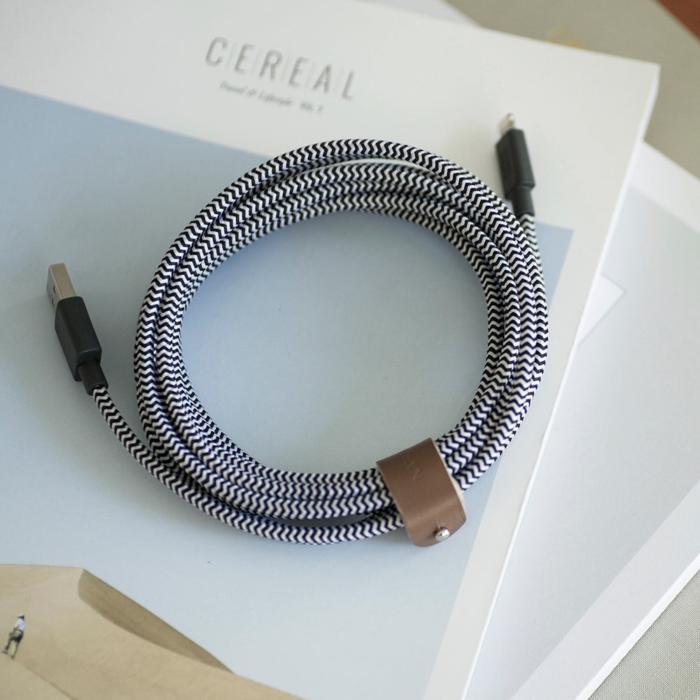 Native Union Belt Serisi USB-A to Lightning Şarj Kablosu 3M