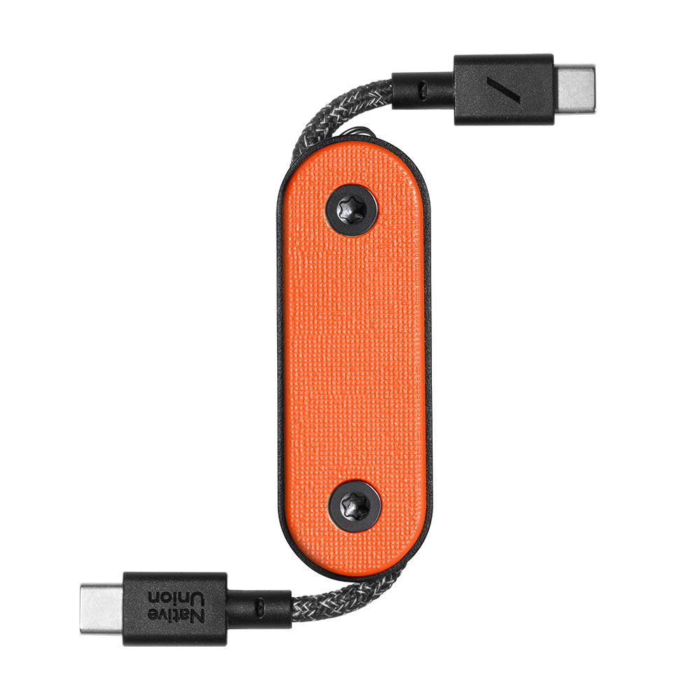 Native Union Pocket Cable Type-C to Type-C Hızlı Şarj Özellikli Anahtarlık Data ve Şarj Kablosu 60W