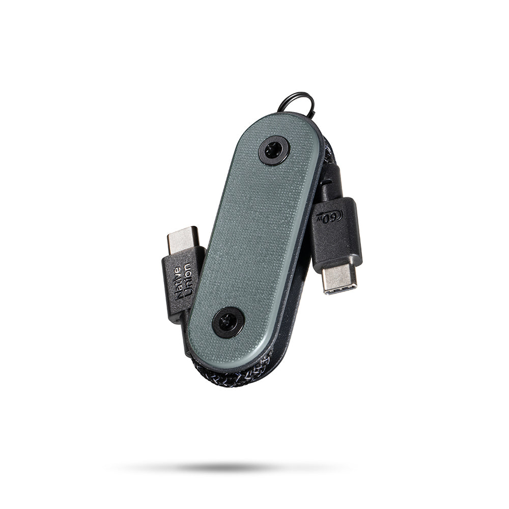 Native Union Pocket Cable Type-C to Type-C Hızlı Şarj Özellikli Anahtarlık Data ve Şarj Kablosu 60W