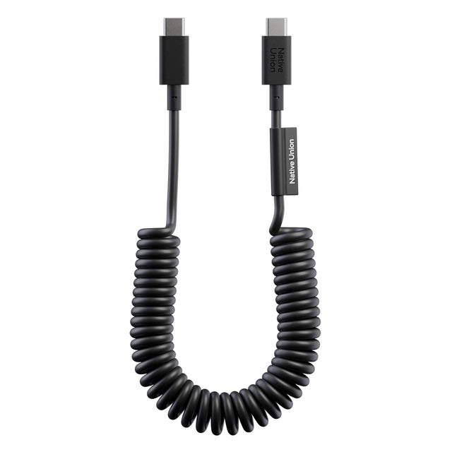 Native Union POP Serisi Type-C to Type-C Spiralli Şarj Kablosu 60W 1.2M