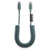 Native Union POP Serisi Type-C to Type-C Spiralli Şarj Kablosu 60W 1.2M