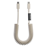 Native Union POP Serisi Type-C to Type-C Spiralli Şarj Kablosu 60W 1.2M