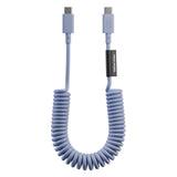 Native Union POP Serisi Type-C to Type-C Spiralli Şarj Kablosu 60W 1.2M