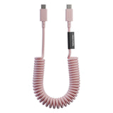 Native Union POP Serisi Type-C to Type-C Spiralli Şarj Kablosu 60W 1.2M