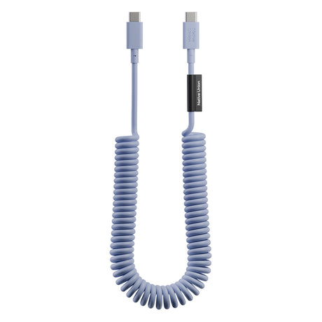Native Union POP Serisi Type-C to Type-C Spiralli Şarj Kablosu 60W 2.4M