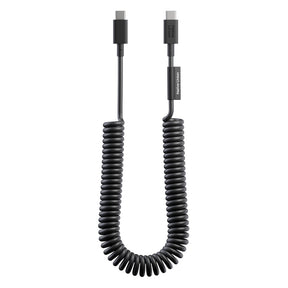 Native Union POP Serisi Type-C to Type-C Spiralli Şarj Kablosu 60W 2.4M
