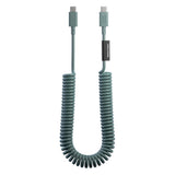 Native Union POP Serisi Type-C to Type-C Spiralli Şarj Kablosu 60W 2.4M