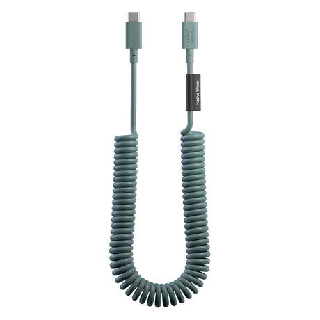 Native Union POP Serisi Type-C to Type-C Spiralli Şarj Kablosu 60W 2.4M