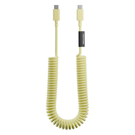 Native Union POP Serisi Type-C to Type-C Spiralli Şarj Kablosu 60W 2.4M