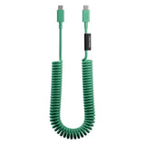 Native Union POP Serisi Type-C to Type-C Spiralli Şarj Kablosu 60W 2.4M