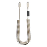 Native Union POP Serisi Type-C to Type-C Spiralli Şarj Kablosu 60W 2.4M