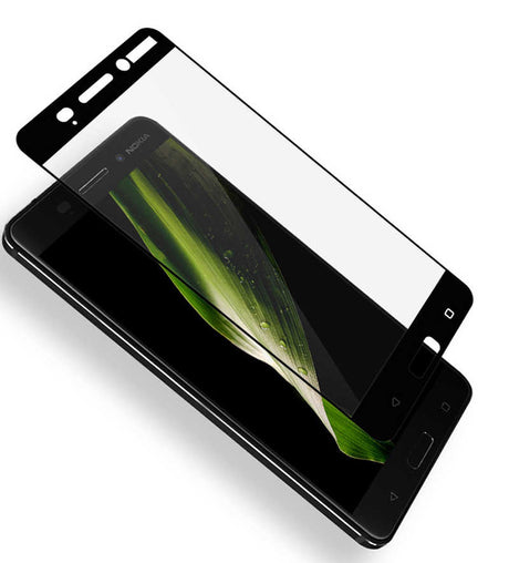 Nokia 3 Zore Ekranı Tam Kaplayan Düz Cam Koruyucu
