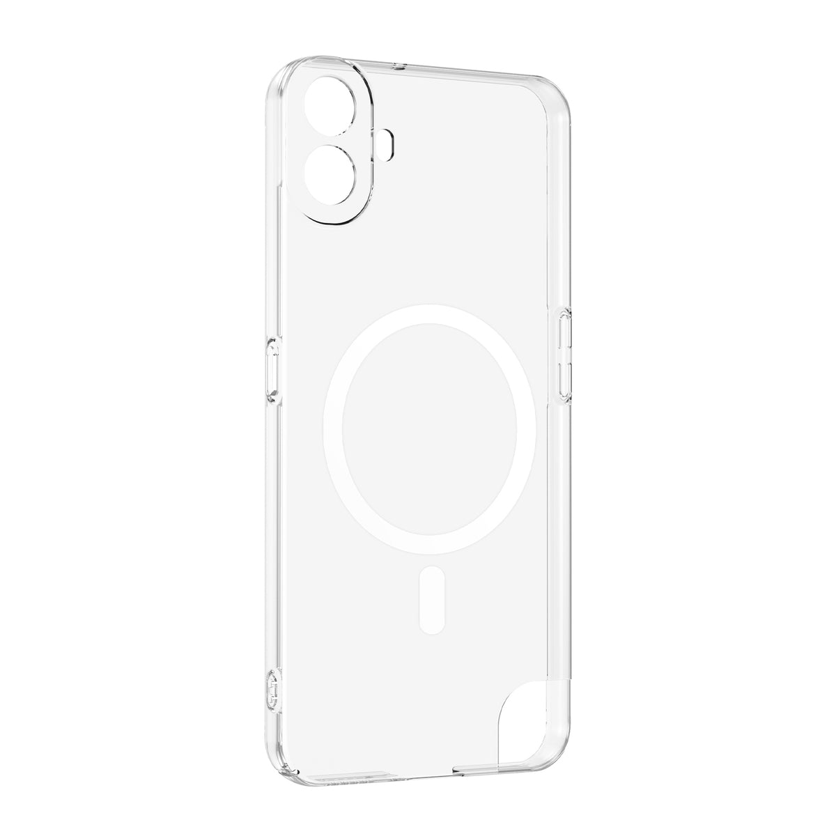 Nothing CMF Phone 1 Kamera Korumalı M-Safe Şarj Özellikli Şeffaf Zore London Sert PC Kapak