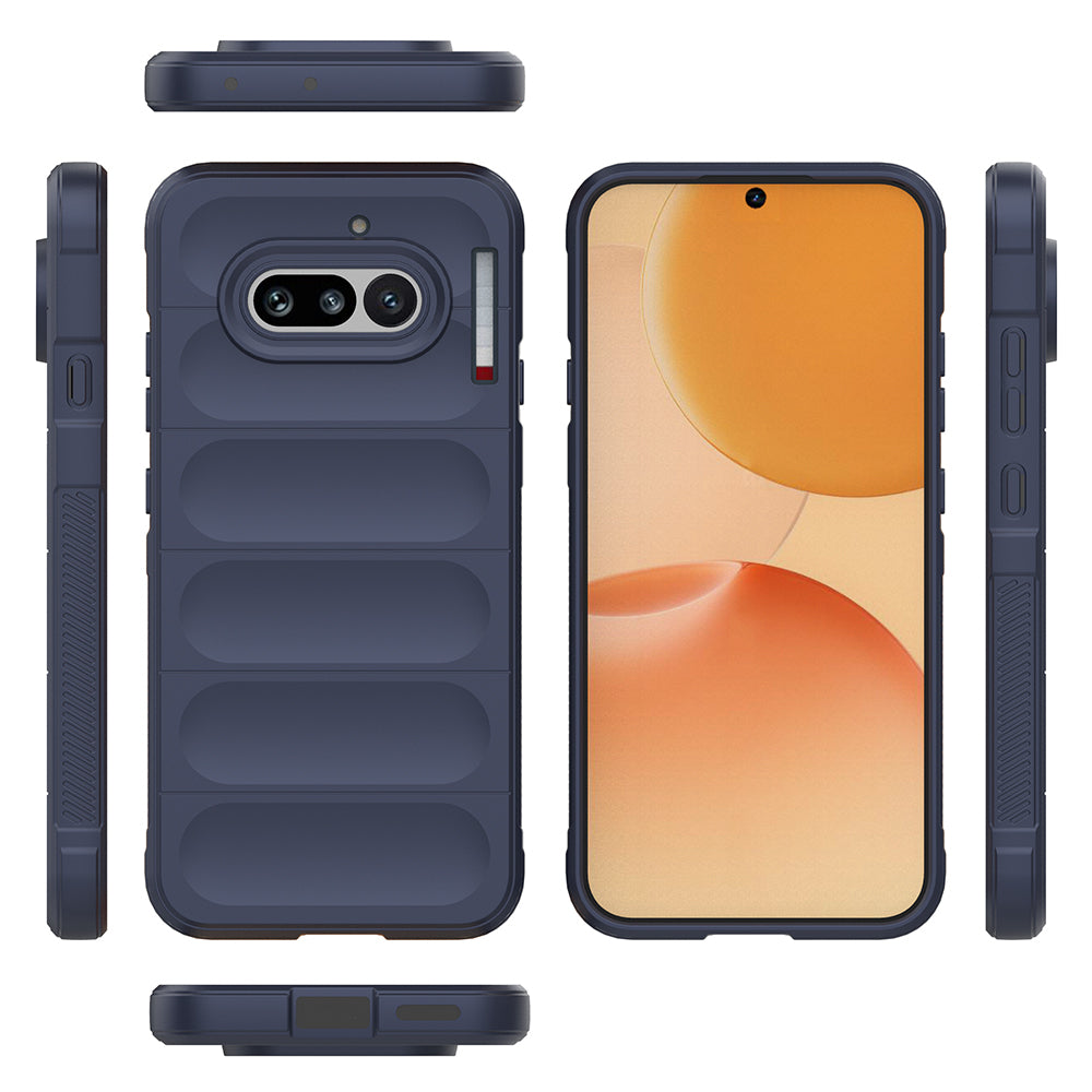 Nothing Phone 4A Kılıf Esnek TPU Oyuklu Arka Yüzey Tasarımlı Zore Etnik Silikon Kapak