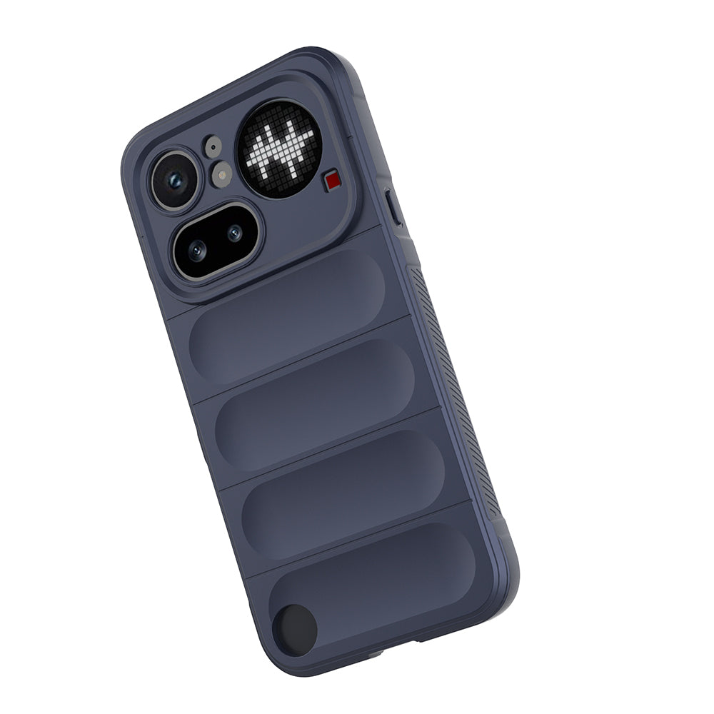 Nothing Phone 4A Pro Kılıf Esnek TPU Oyuklu Arka Yüzey Tasarımlı Zore Etnik Silikon Kapak