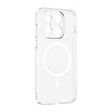 One Plus 15 5G Kamera Korumalı M-Safe Şarj Özellikli Şeffaf Zore London Sert PC Kapak