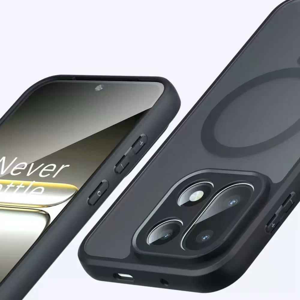 One Plus 15 5G Kılıf M-Safe Şarj Özellikli Kamera Korumalı Zore Lunex Kapak
