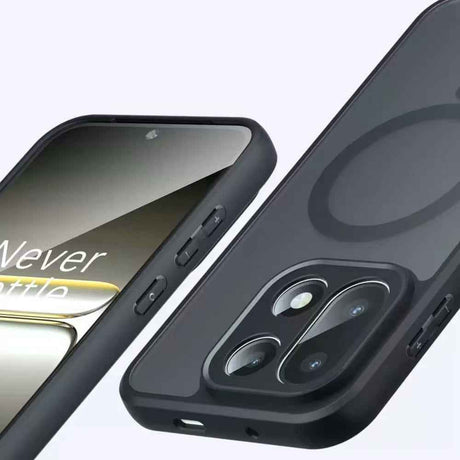 One Plus 15 5G Kılıf M-Safe Şarj Özellikli Kamera Korumalı Zore Lunex Kapak