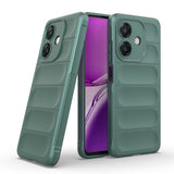 Oppo A3 Kılıf Esnek TPU Oyuklu Arka Yüzey Tasarımlı Zore Etnik Silikon Kapak