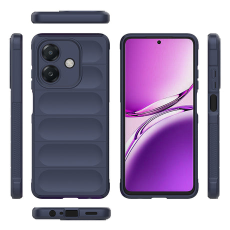 Oppo A3 Kılıf Esnek TPU Oyuklu Arka Yüzey Tasarımlı Zore Etnik Silikon Kapak