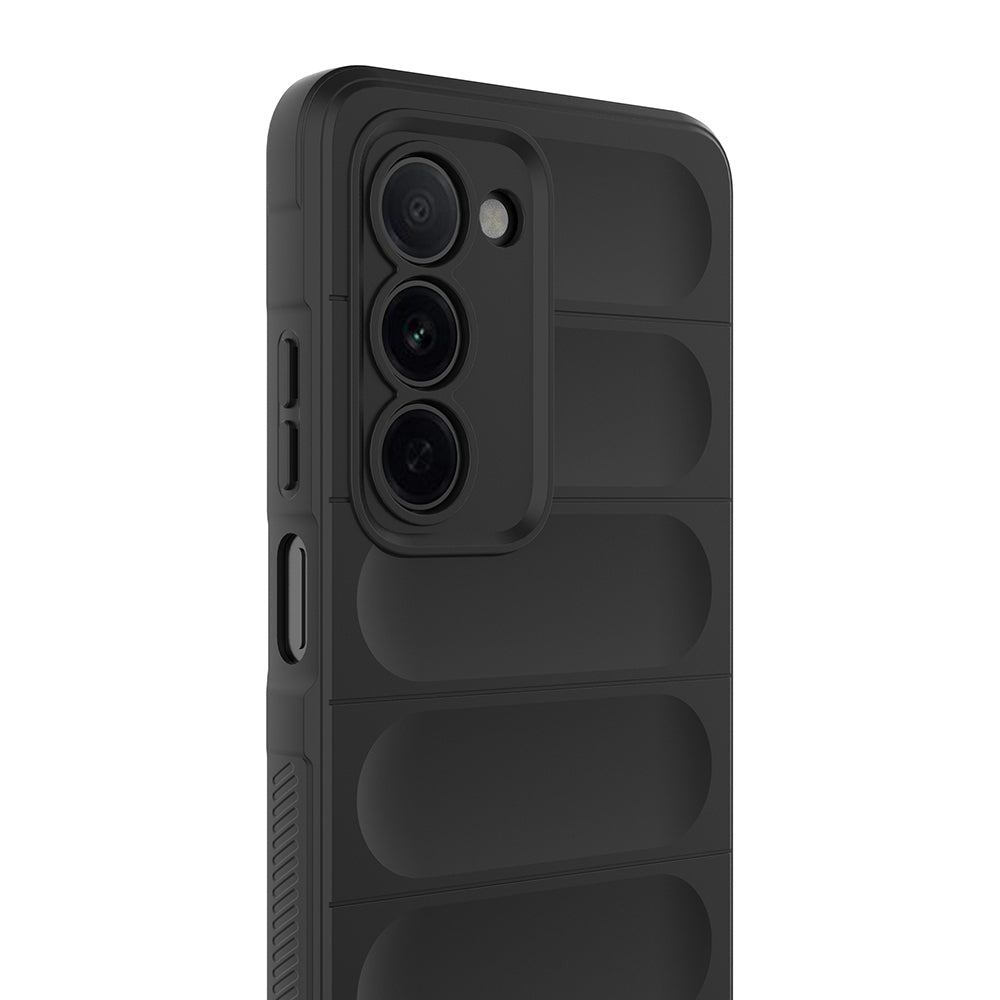 Oppo A5 Kılıf Esnek TPU Oyuklu Arka Yüzey Tasarımlı Zore Etnik Silikon Kapak
