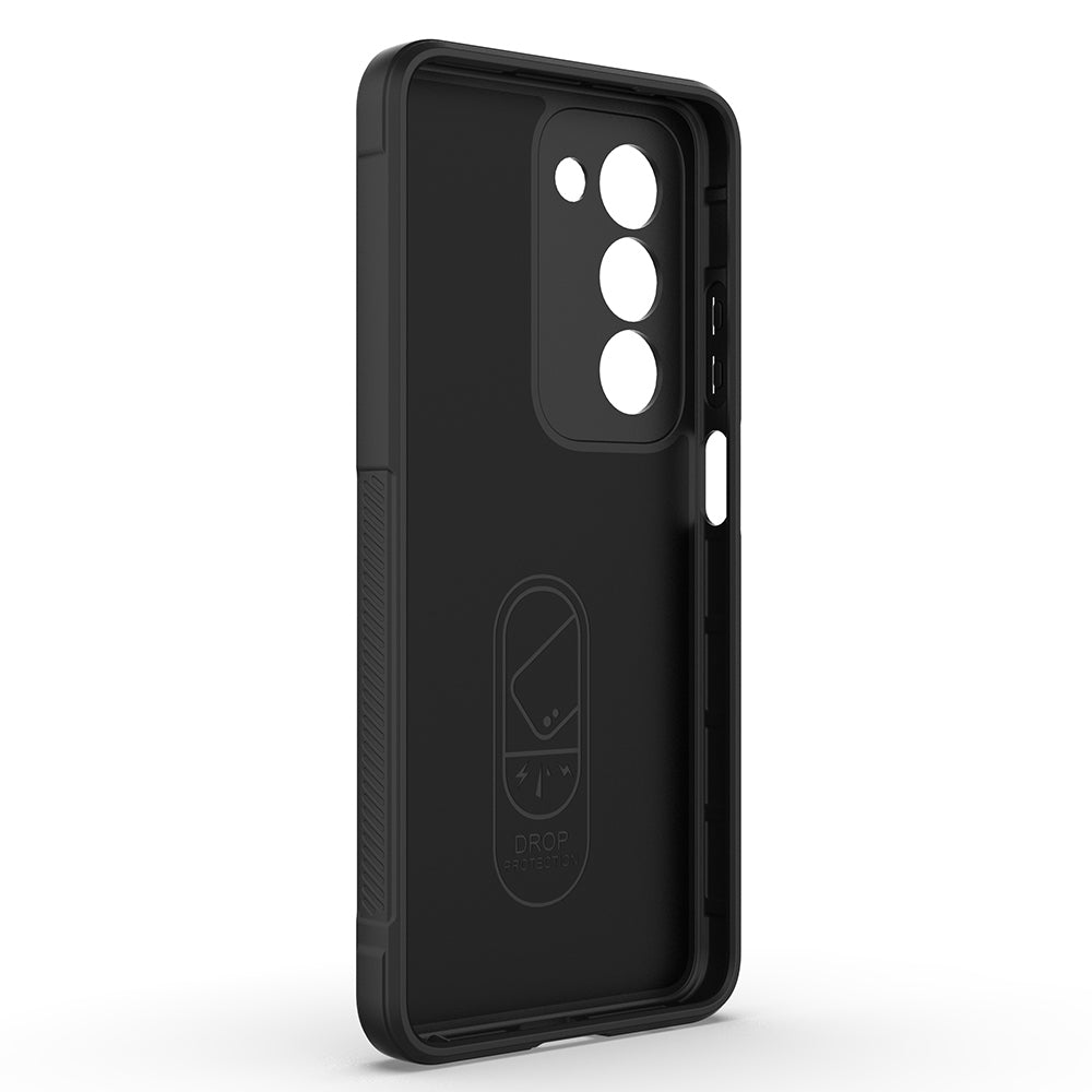 Oppo A5 Kılıf Esnek TPU Oyuklu Arka Yüzey Tasarımlı Zore Etnik Silikon Kapak