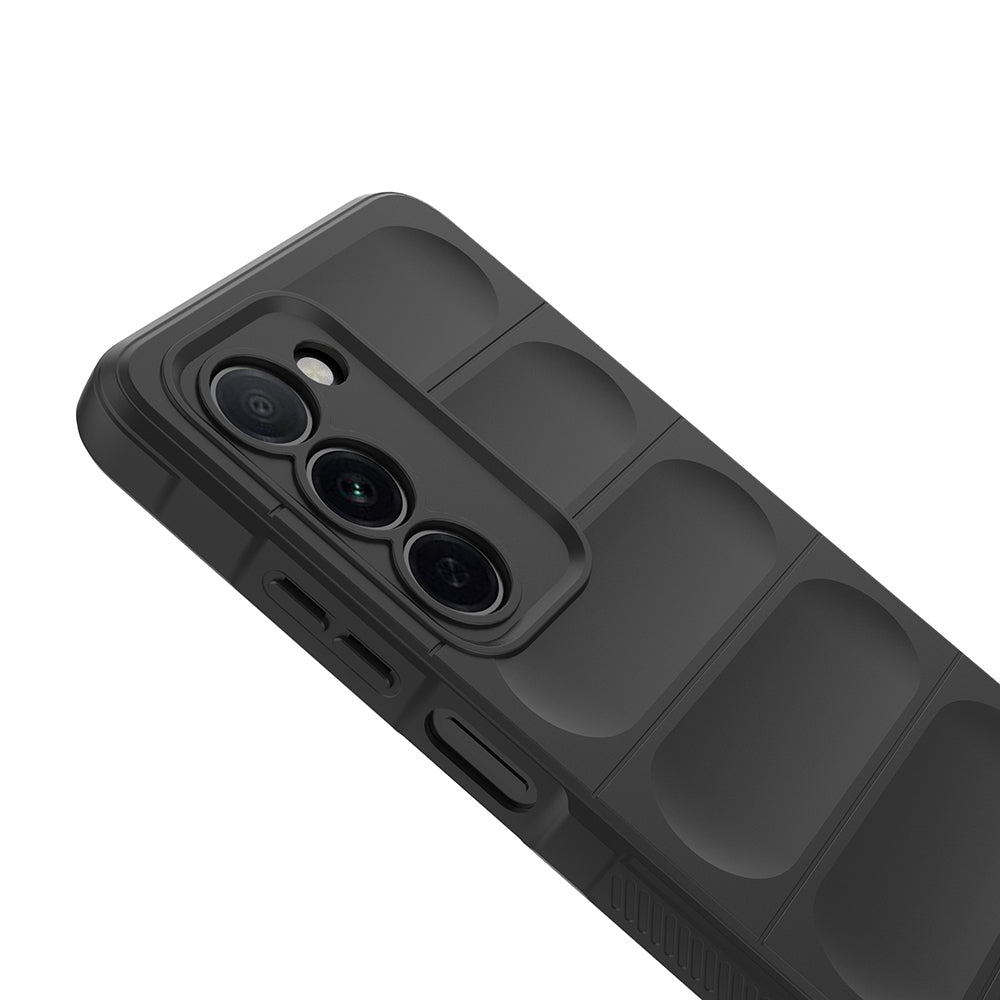 Oppo A5 Kılıf Esnek TPU Oyuklu Arka Yüzey Tasarımlı Zore Etnik Silikon Kapak
