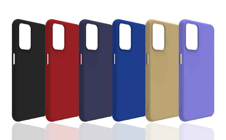 Oppo A55 4G Kılıf Zore Biye Silikon
