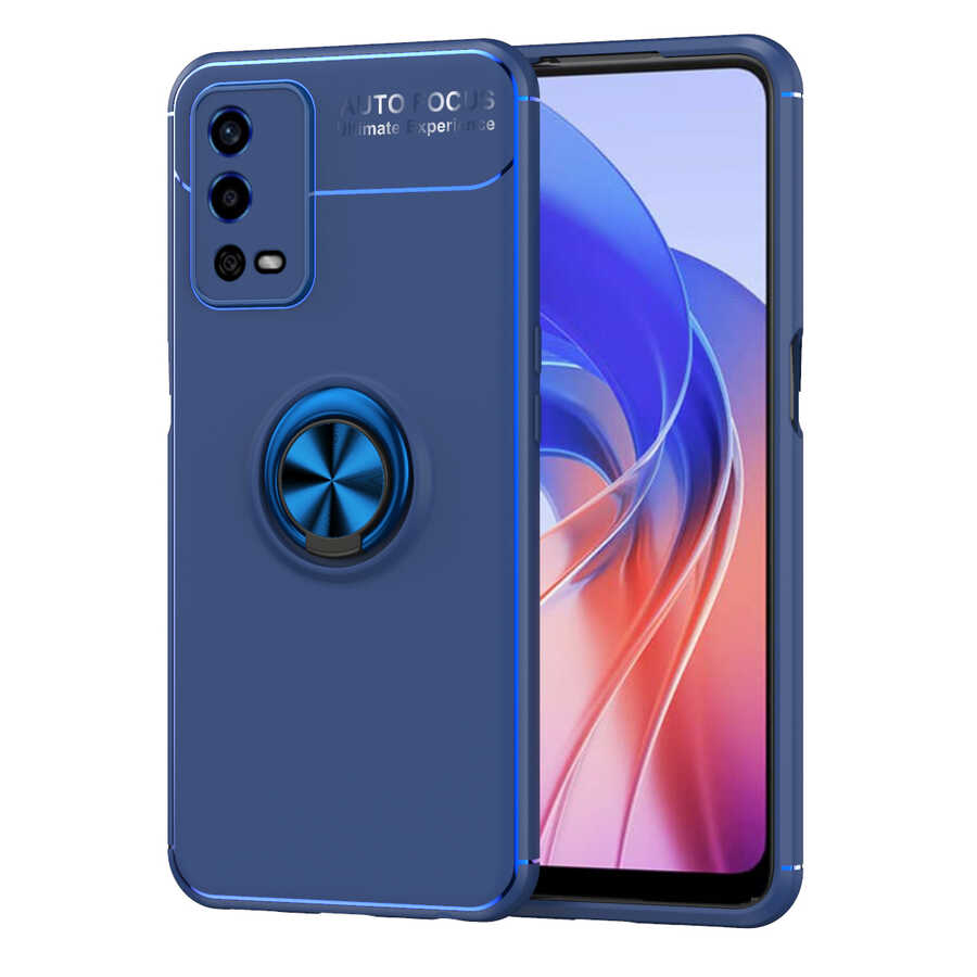 Oppo A55 4G Kılıf Zore Ravel Silikon Kapak