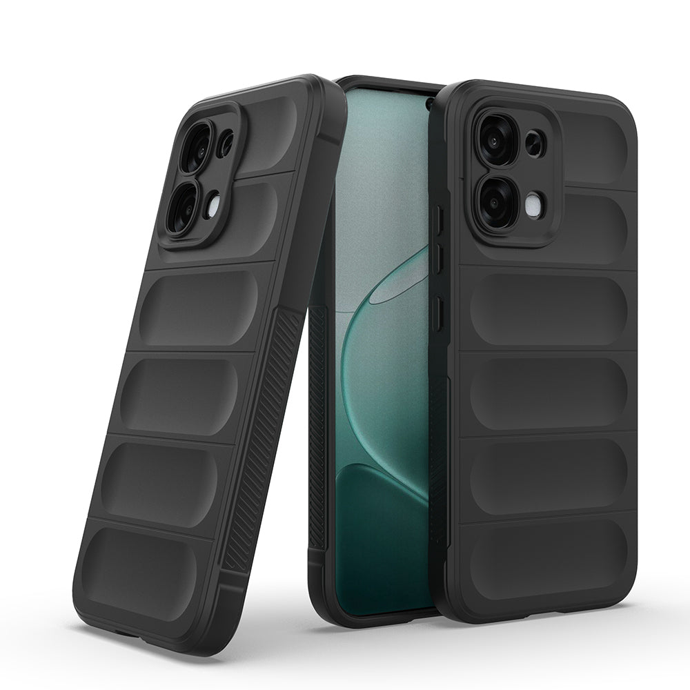 Oppo A6 Pro Kılıf Esnek TPU Oyuklu Arka Yüzey Tasarımlı Zore Etnik Silikon Kapak