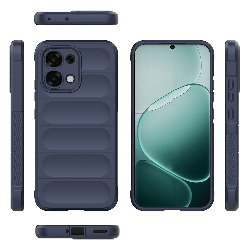 Oppo A6 Pro Kılıf Esnek TPU Oyuklu Arka Yüzey Tasarımlı Zore Etnik Silikon Kapak
