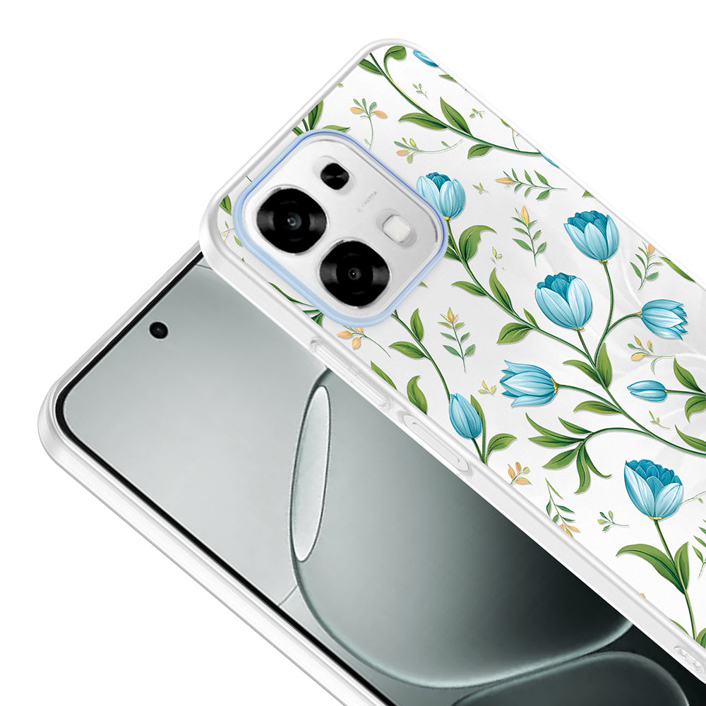 Oppo A6 Pro Kılıf Kamera Korumalı Desenli Zore Klip Kapak