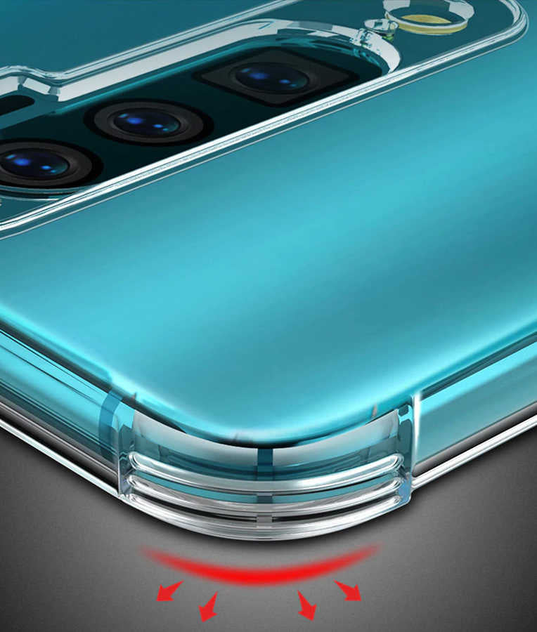 Oppo A9 2020 Kılıf Zore Nitro Anti Shock Silikon